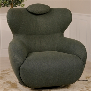 Casper lænestol | El m. indbygget fodskammel